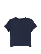 T-shirt per neonato Etro Kids blu con ricamo Pegaso - Rubino Kids