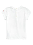 T-shirt per neonato Polo Ralph Lauren Kids bianca con stampa Polo Bear - Rubino Kids