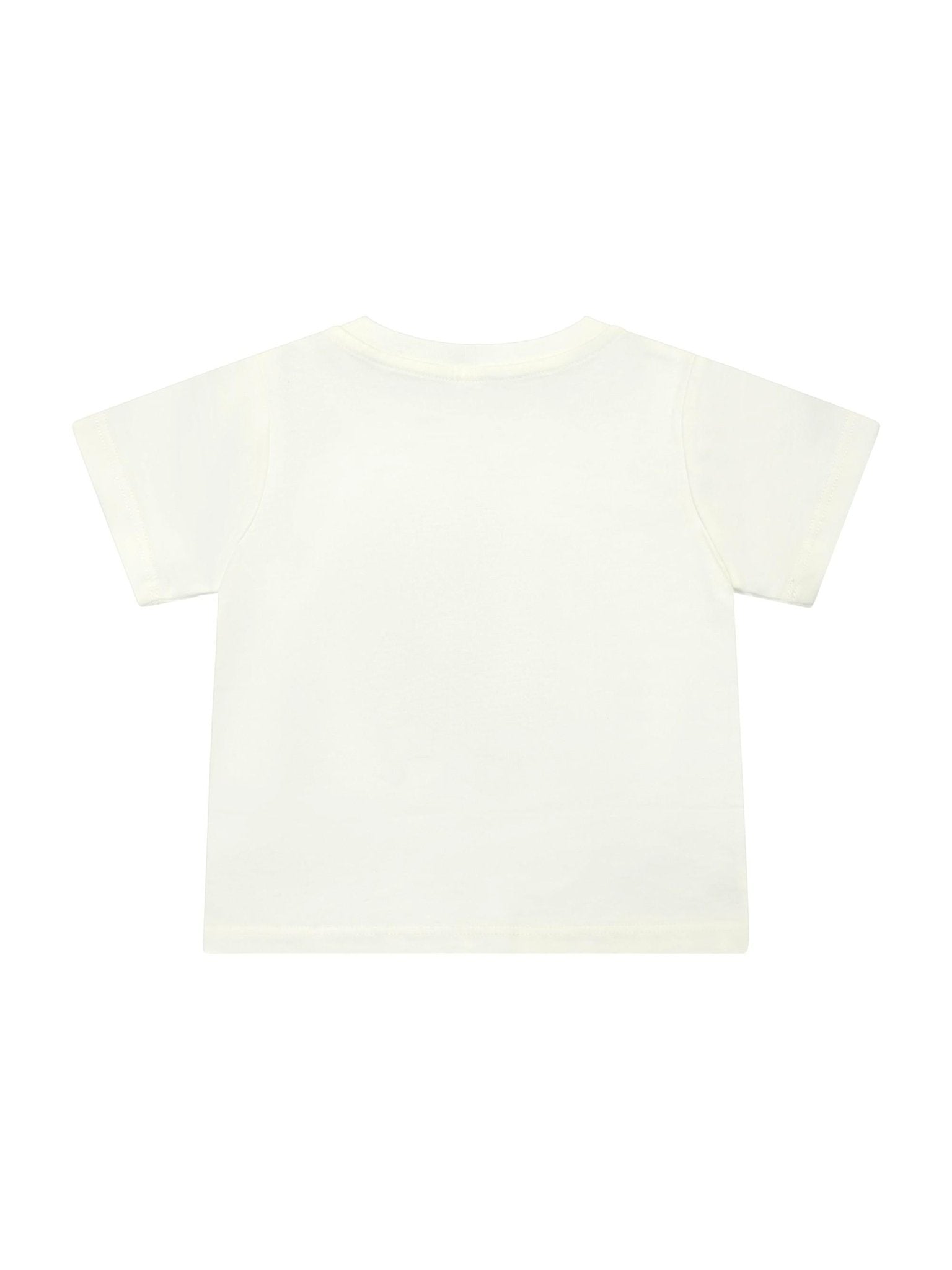 T-shirt per neonato Stella McCartney Kids bianca con stampa grafica - Rubino Kids