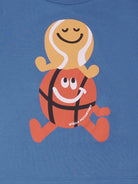 T-shirt per neonato Stella McCartney Kids blu con stampa palline da tennis e basket - Rubino Kids
