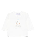 T-shirt per neonato Tartine Et Chocolat bianca con stampa grafica - Rubino Kids