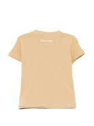T-shirt per neonato Trussardi Junior beige con stampa grafica - Rubino Kids