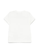 T-shirt per neonato Versace Kids Garland Medusa bianco con stampa - Rubino Kids