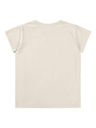 T-shirt Ranva per bambina Molo beige con motivo a cuori - Rubino Kids