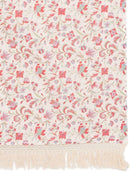 Telo mare per bambina Louise Misha bianco con stampa floreale all - over - Rubino Kids