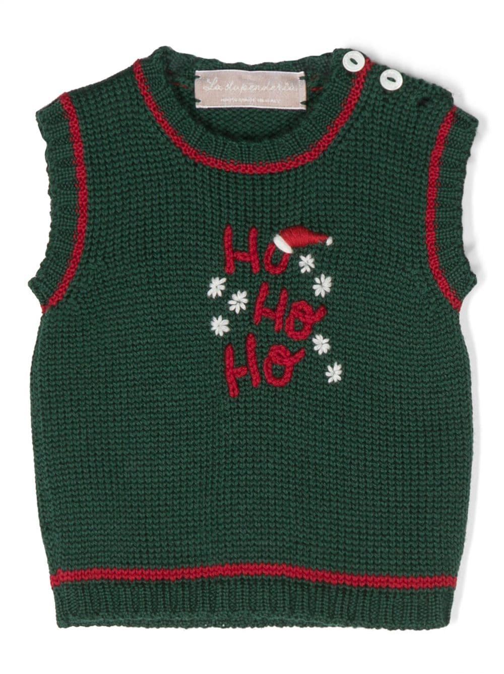 Top girocollo con ricamo - Rubino Kids