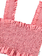 Top per bambina Molo Rolfia rosa con rifinitura con ruches - Rubino Kids