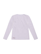 Top per bambina Monnalisa bianca a girocollo - Rubino Kids