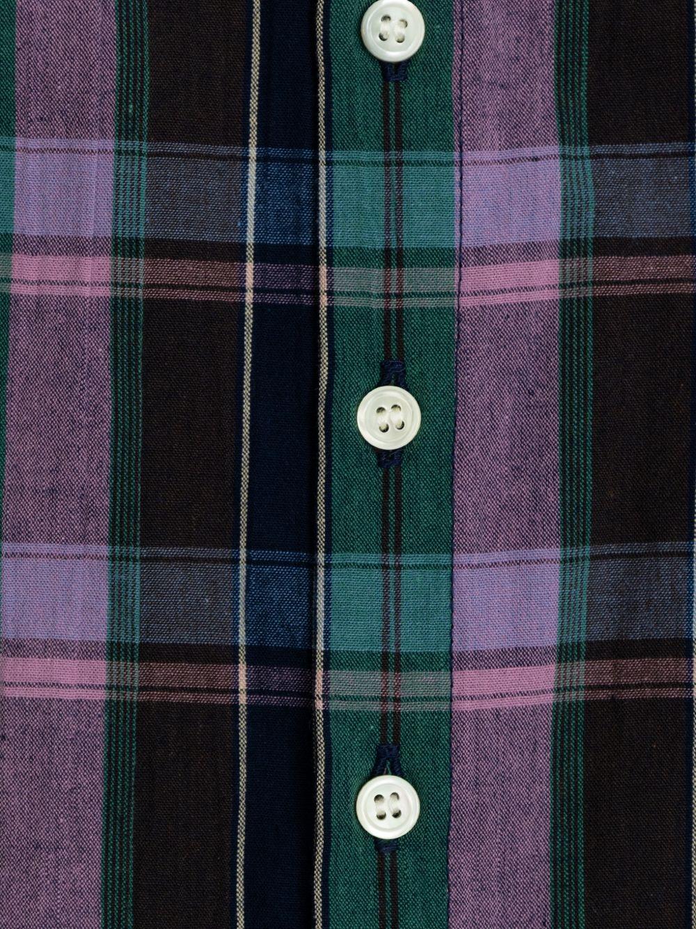 Top per neonata Bonpoint viola con motivo a quadri - Rubino Kids