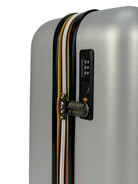 Trolley Eudoxie Logo per bambini K - Way Kids grigio con ruote girevoli - Rubino Kids