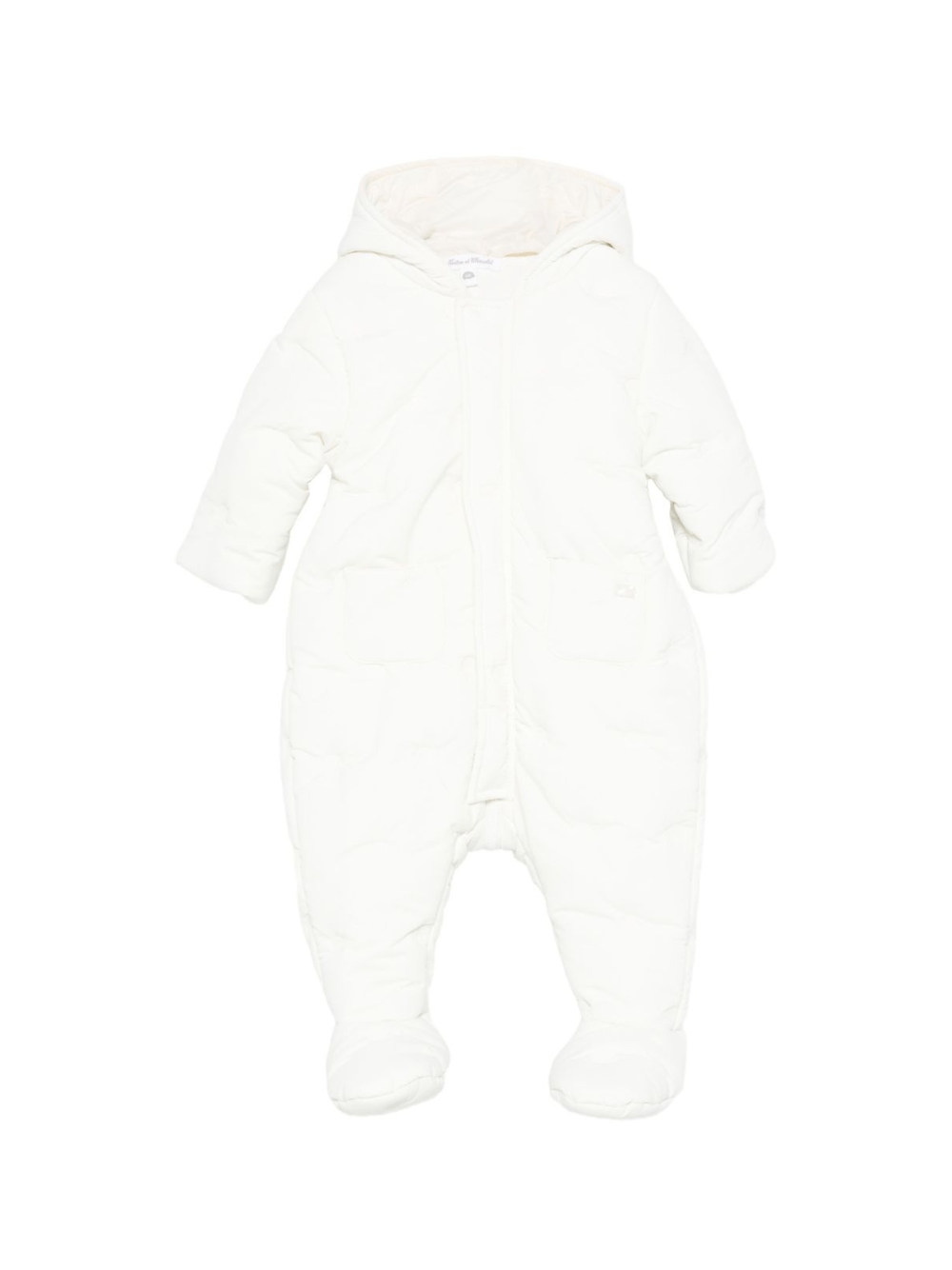 Tuta da neve per neonati Tartine Et Chocolat bianca con design trapuntato - Rubino Kids