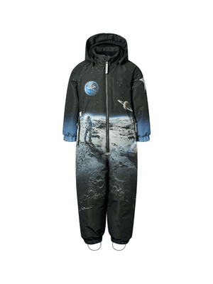 Polar Molo Children's Snowsuit with Multi-Color Moon Print