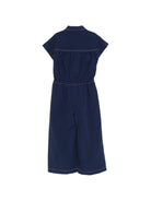 Tuta intera per bambina Bonpoint blu con tasche sul davanti - Rubino Kids