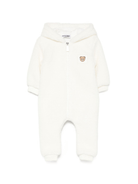 Tuta intera per neonati Moschino Kids bianco Teddy Bear con cappuccio - Rubino Kids