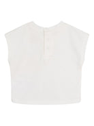 Tuta sportiva per neonata Michael Kors Kids bianco con stampa logo all - over - Rubino Kids