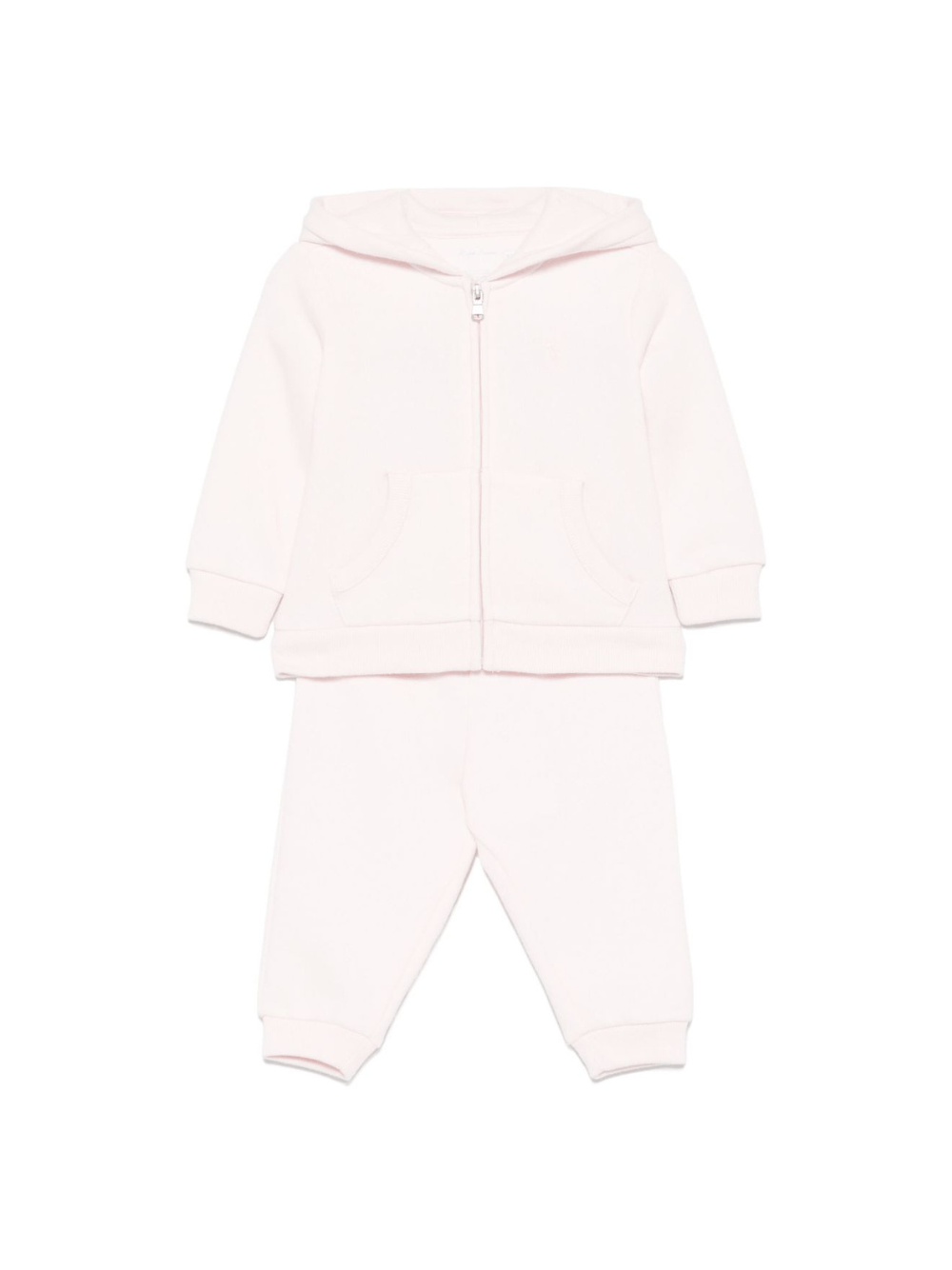 Tuta sportiva per neonata POLO RALPH LAUREN KIDS rosa con cappuccio - Rubino Kids