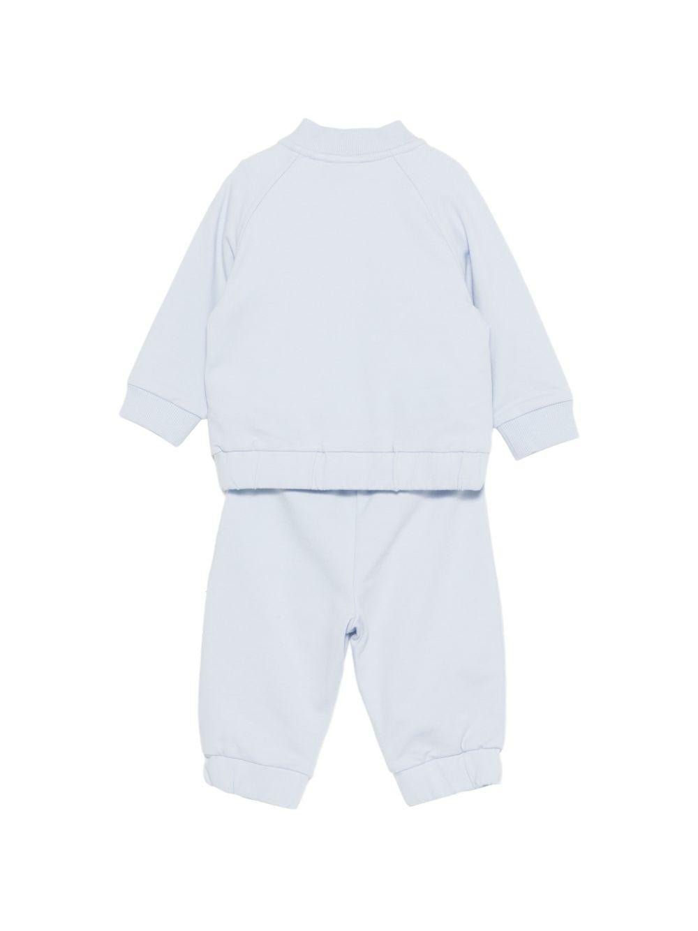 Tuta sportiva per neonato BOSS Kids azzurro con inserti - Rubino Kids