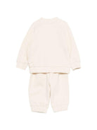Tuta sportiva per neonato BOSS Kids beige con inserti - Rubino Kids
