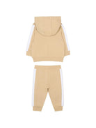 Tuta sportiva per neonato Boss Kids beige con motivo a righe - Rubino Kids
