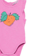 Tutina per neonata Bobo Choses fucsia con stampa rapa - Rubino Kids
