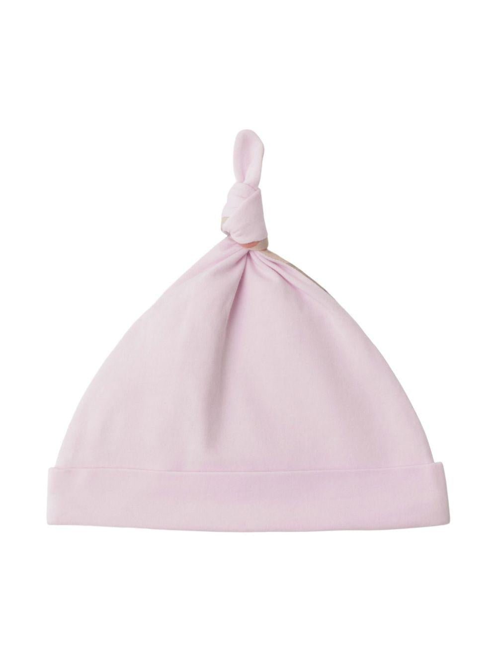 Tutina per neonata Burberry Kids Lilla a quadri con accessori - Rubino Kids