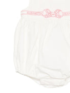 Tutina per neonata Elisabetta Franchi La mia Bambina bianca con colletto Peter Pan - Rubino Kids