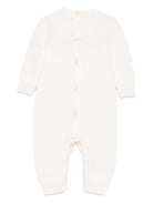 Tutina per neonata Elisabetta Franchi La Mia Bambina bianca con maglia a rombi - Rubino Kids