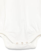 Tutina per neonata Elisabetta Franchi La Mia Bambina bianco con logo ricamato sul davanti - Rubino Kids