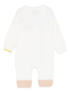 Tutina per neonata Gensami Kids bianco con tasca sul petto - Rubino Kids