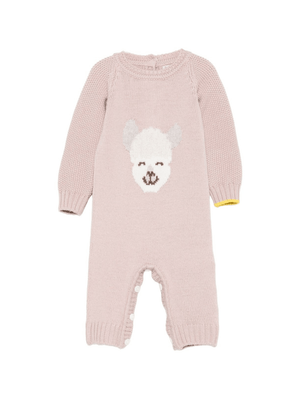 Tutina per neonata Gensami Kids rosa con dettagli da orso