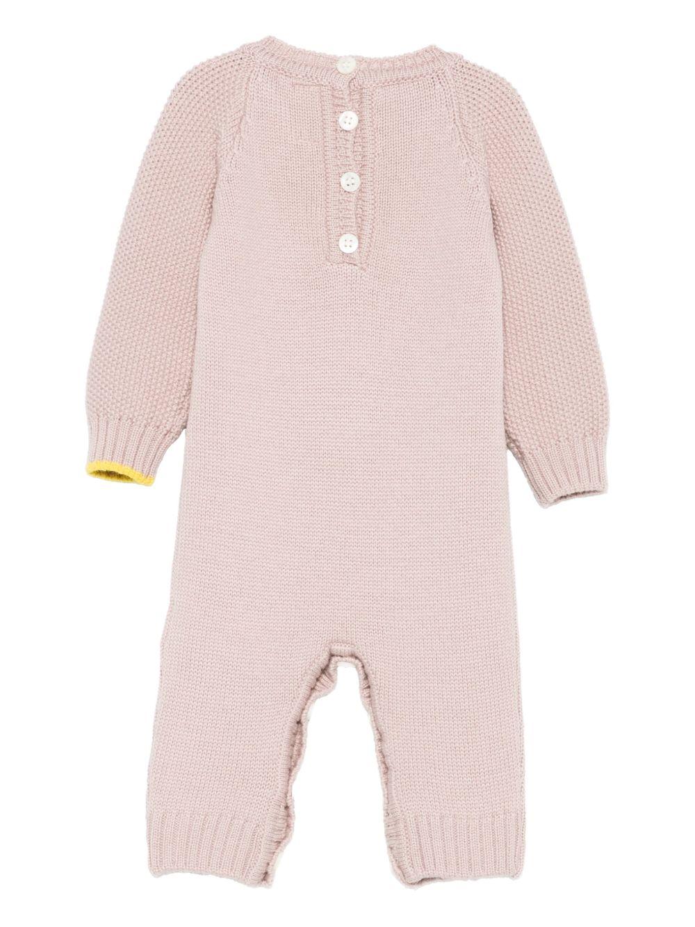 Tutina per neonata Gensami Kids rosa con dettagli da orso - Rubino Kids