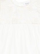 Tutina per neonata Jesurum Baby bianco con dettagli in pizzo - Rubino Kids