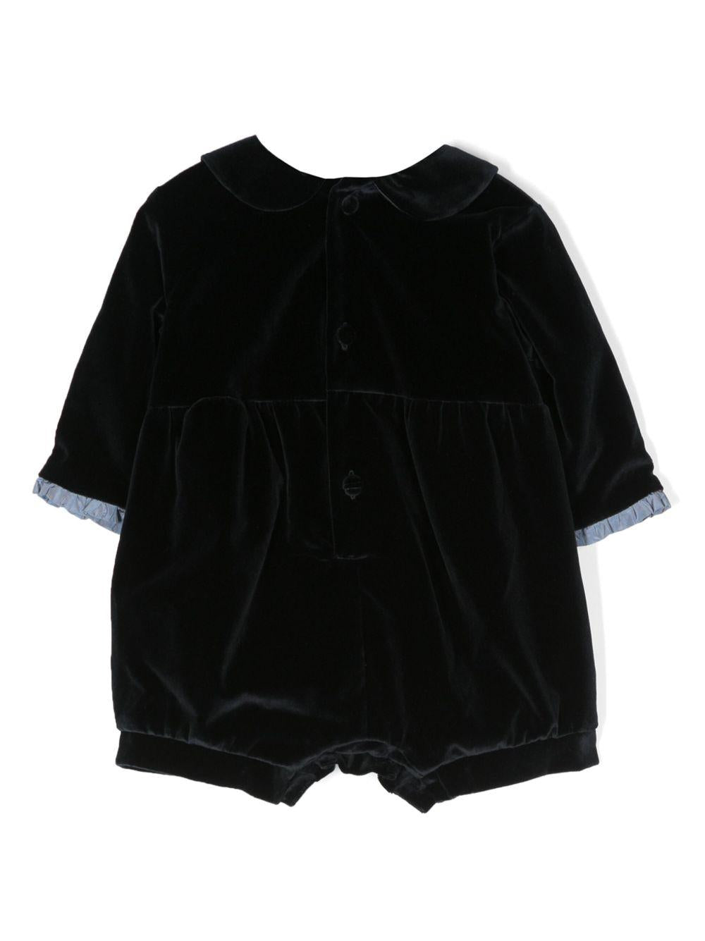 Tutina per neonata JESURUM BABY blu con ruches - Rubino Kids