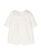 Tutina per neonata JESURUM BABY Piccolo Cà Foscari bianco in velluto - Rubino Kids