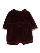 Tutina per neonata JESURUM BABY rosso con ruches - Rubino Kids