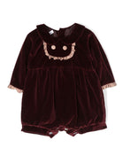 Tutina per neonata JESURUM BABY rosso con ruches - Rubino Kids