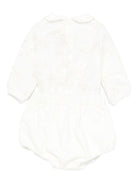 Tutina per neonata La Stupenderia bianca con colletto alla Peter Pan - Rubino Kids