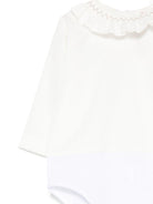 Tutina per neonata La Stupenderia bianca con colletto arricciato - Rubino Kids