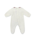 Tutina per neonata La Stupenderia bianca con dettagli rosa - Rubino Kids