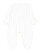 Tutina per neonata La Stupenderia bianca con motivo a quadretti arricciati - Rubino Kids