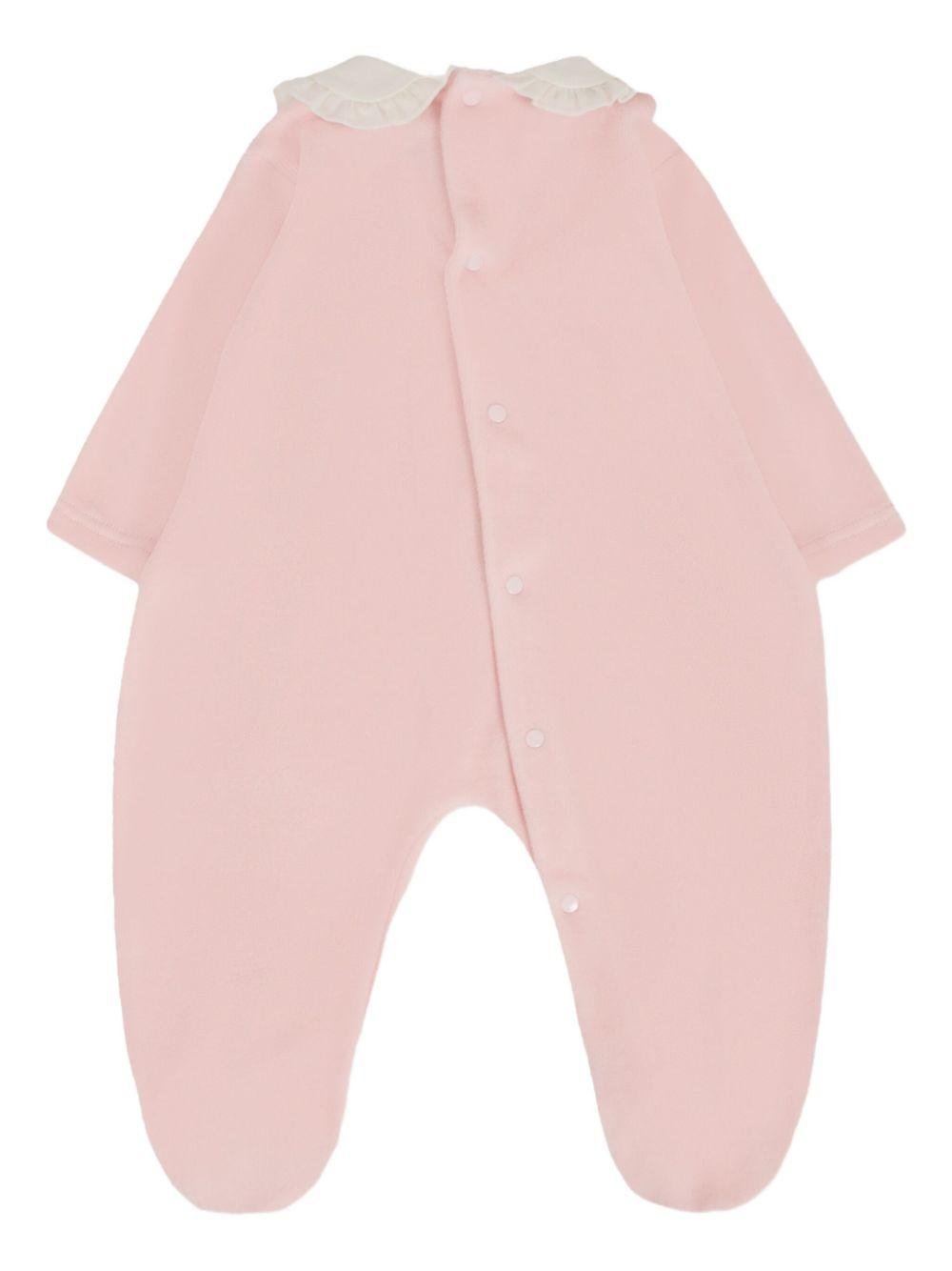 Tutina per neonata La Stupenderia rosa con colletto - Rubino Kids