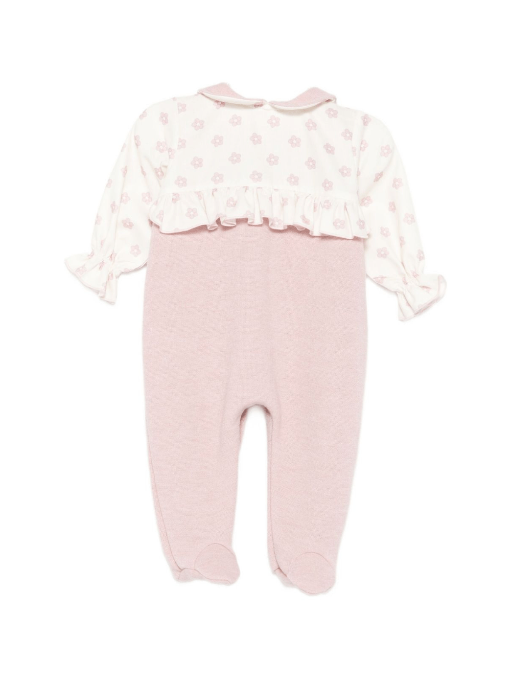 Tutina per neonata La Stupenderia rosa con stampa floreale - Rubino Kids