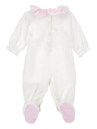 Tutina per neonata Monnalisa bianca con stampa coniglietta - Rubino Kids