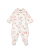 Tutina per neonata Monnalisa bianco a fiori - Rubino Kids