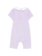 Tutina per neonata Moschino Kids viola con stampa Teddy Bear - Rubino Kids