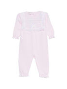 Tutina per neonata Paz Rodriguez rosa con ruches - Rubino Kids