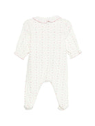 Tutina per neonata Petit Bateau bianca con stampa a cuori - Rubino Kids