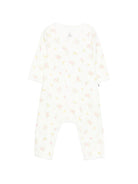 Tutina per neonata Petit Bateau bianca con stampa floreale - Rubino Kids