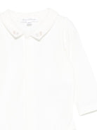 Tutina per neonata Tartine Et Chocolat bianca con colletto alla Peter Pan - Rubino Kids