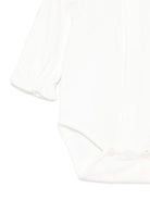 Tutina per neonata Tartine Et Chocolat bianca con colletto con ruches - Rubino Kids